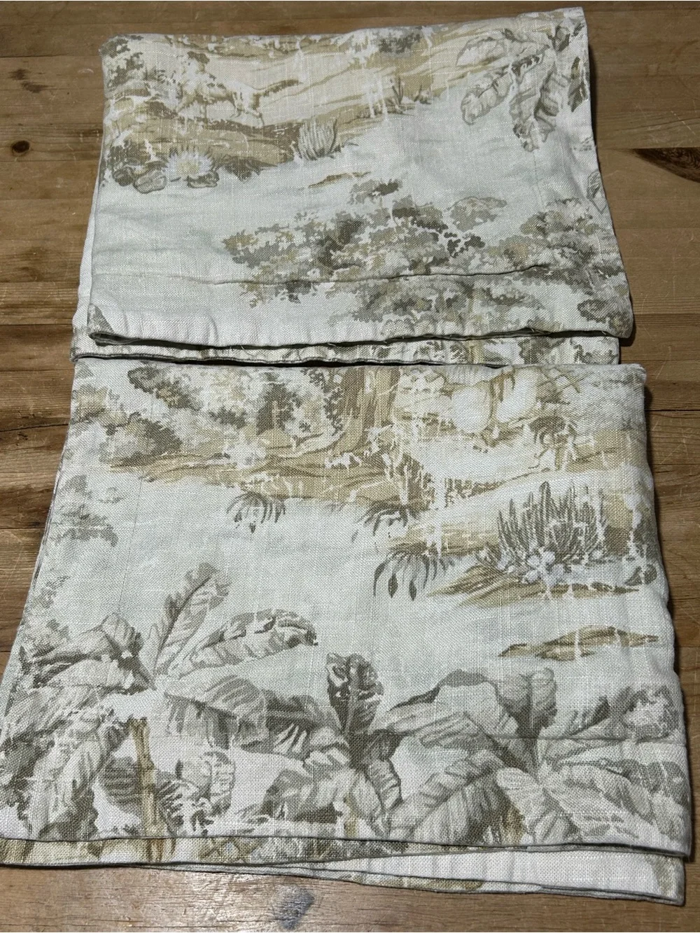 Vintage Legacy Toile Linen Blend Pillow Sham Swt